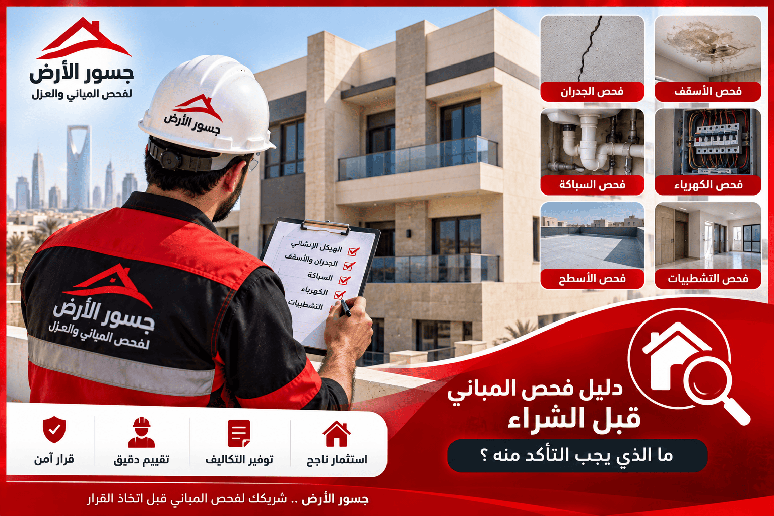 دليل فحص المباني قبل الشراء: ما الذي يجب التأكد منه؟