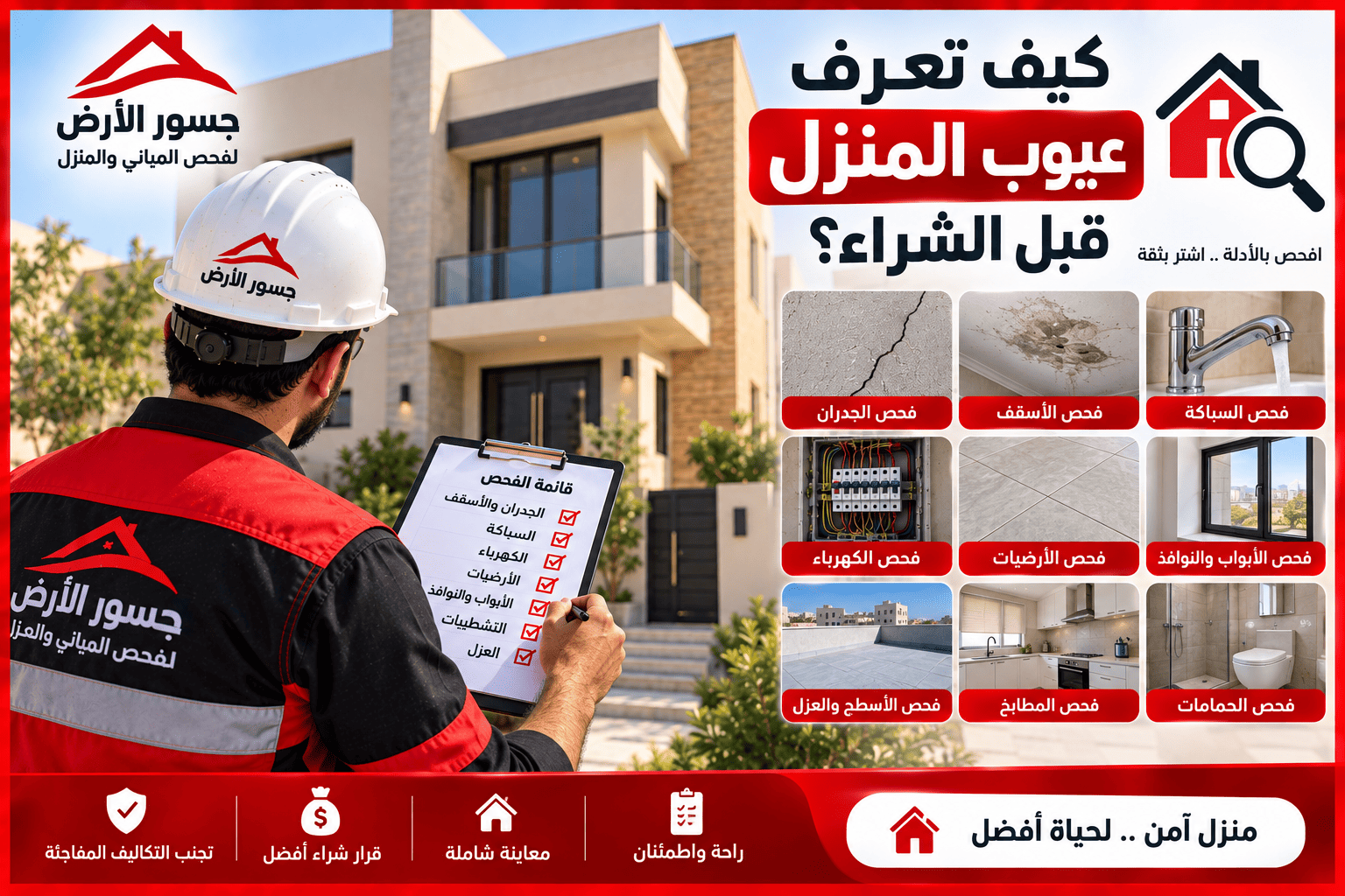 كيف تعرف عيوب المنزل قبل الشراء؟